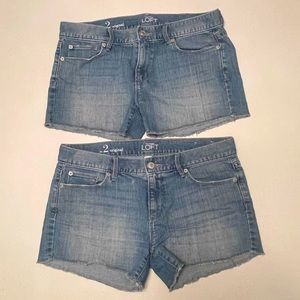 BUNDLE | EUC LOFT Jean Shorts (2)